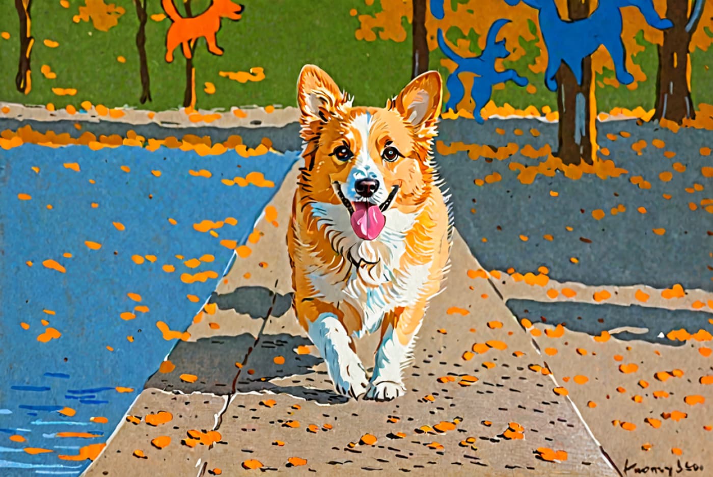 Marker & Ink Style Pet Portrait