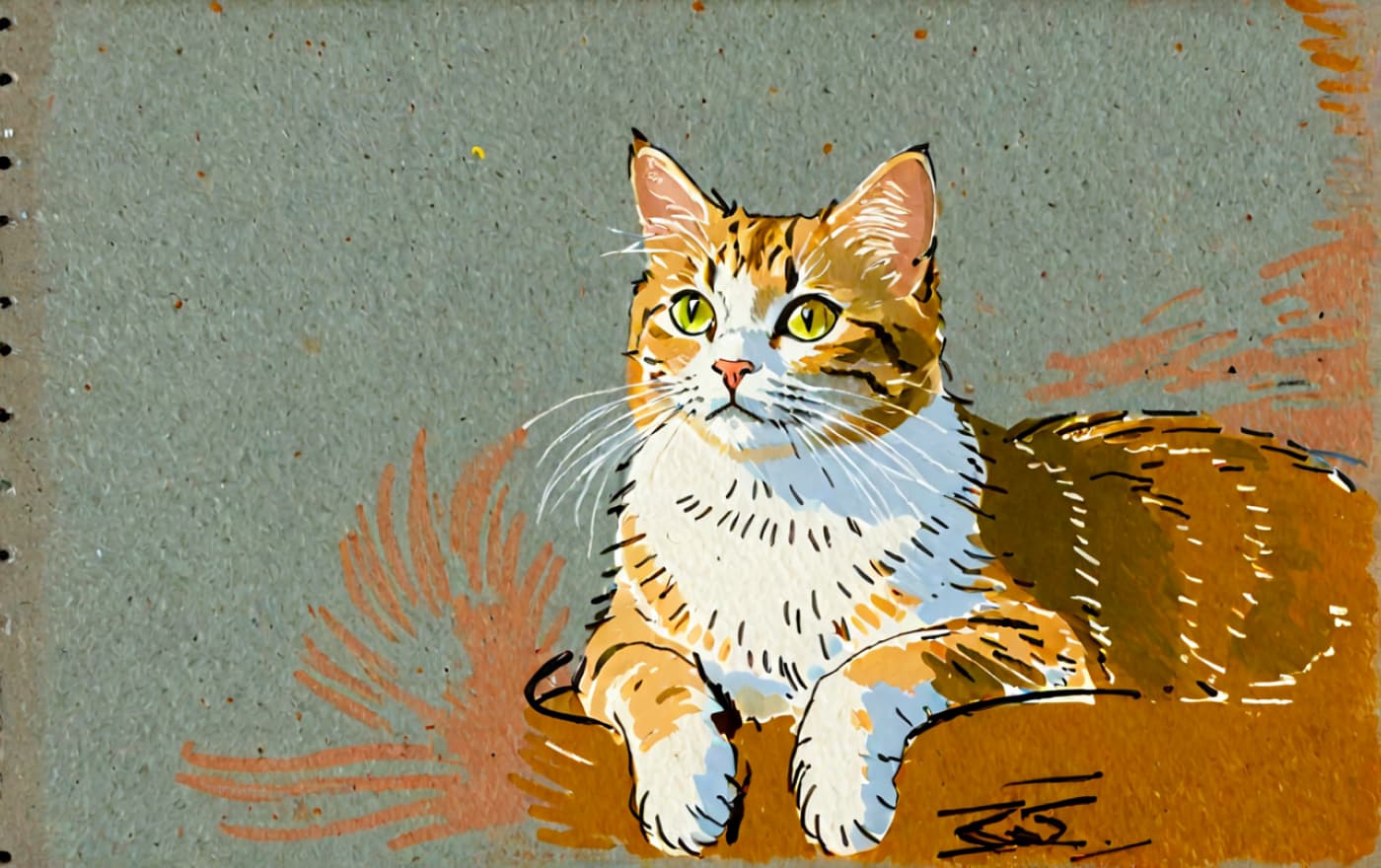 Marker & Ink Style Pet Portrait