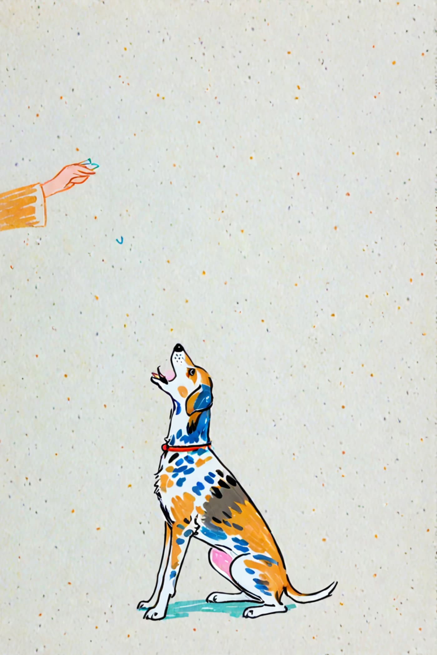 Marker & Ink Style Pet Portrait