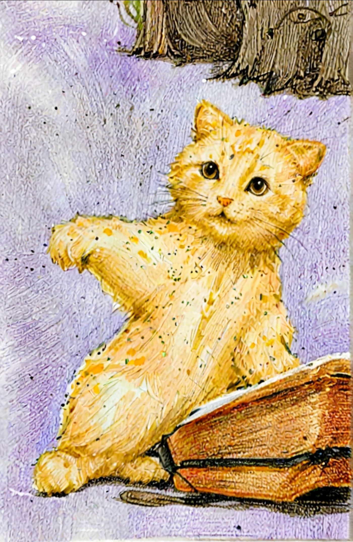 Mixed Media Style Pet Portrait
