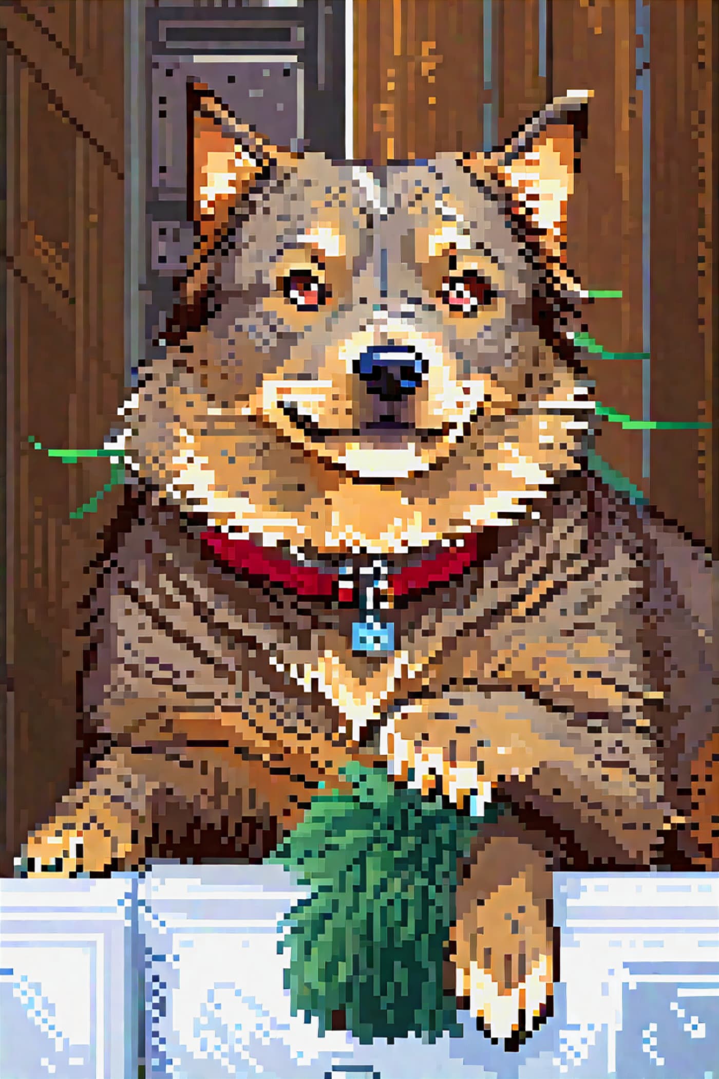 Pixel Style Pet Portrait