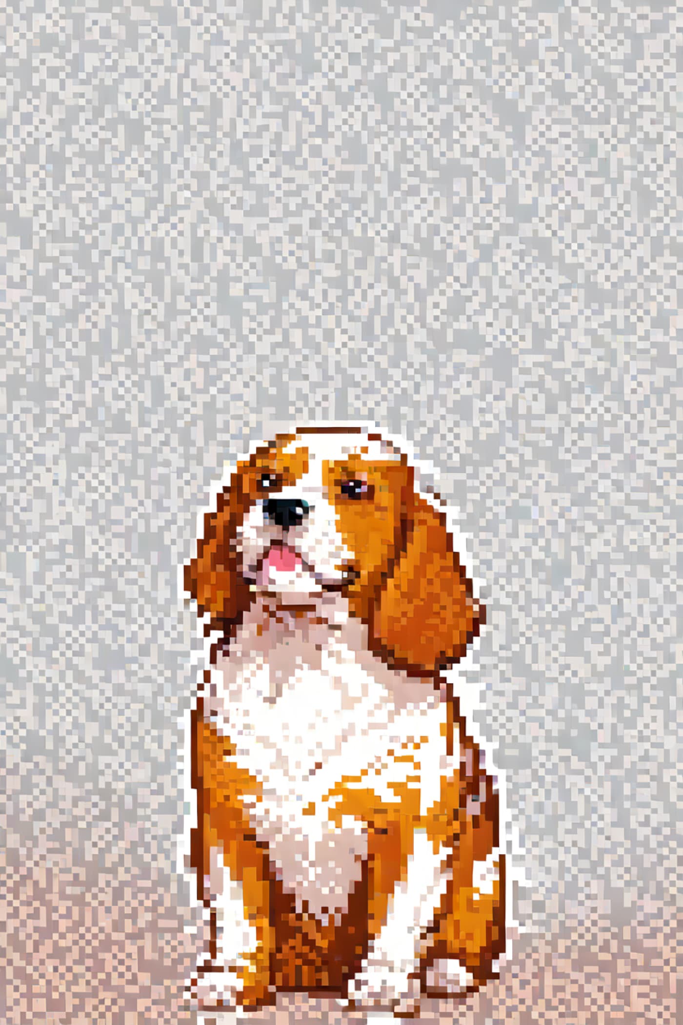 Pixel Style Pet Portrait