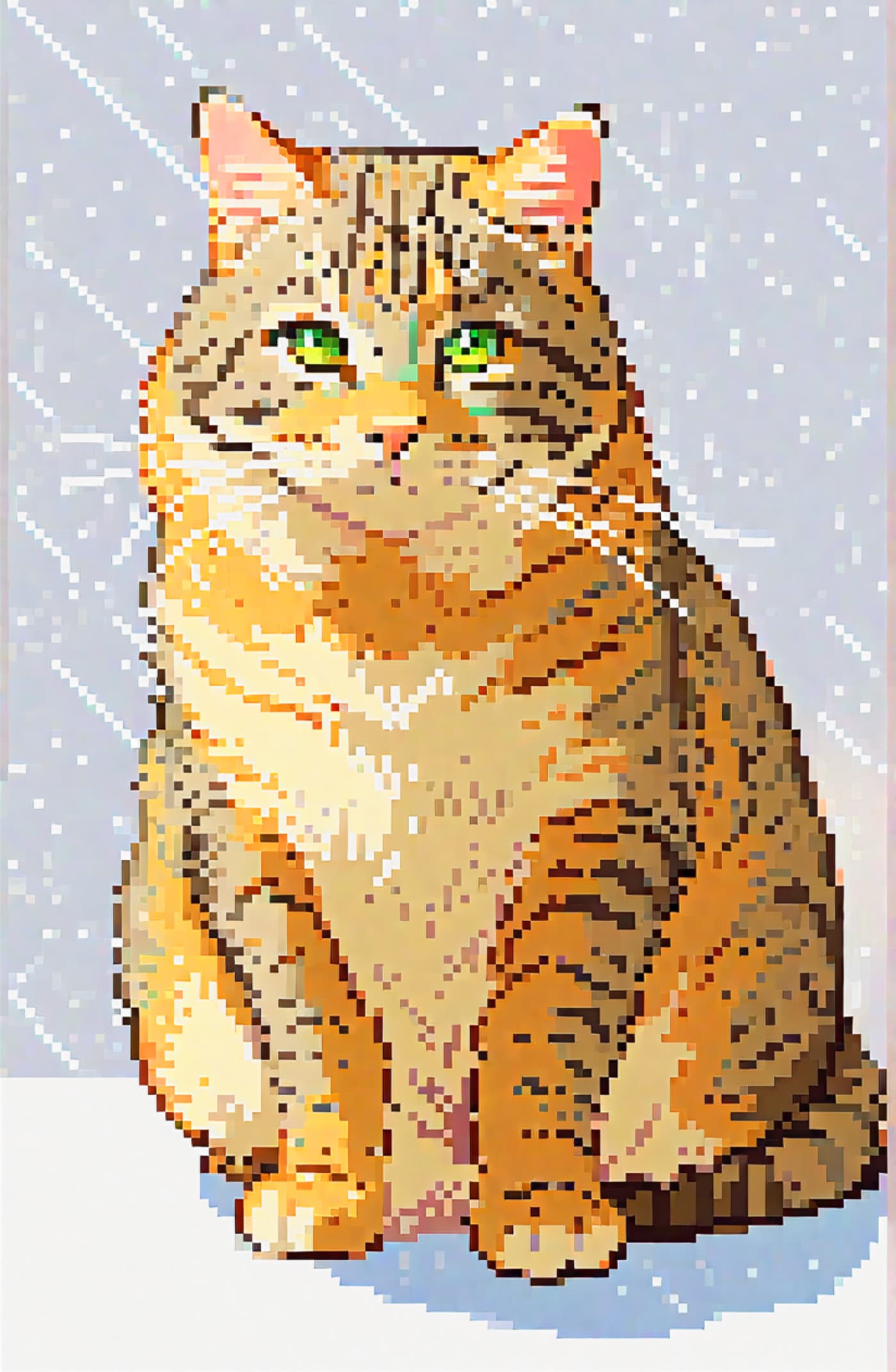 Pixel Style Pet Portrait