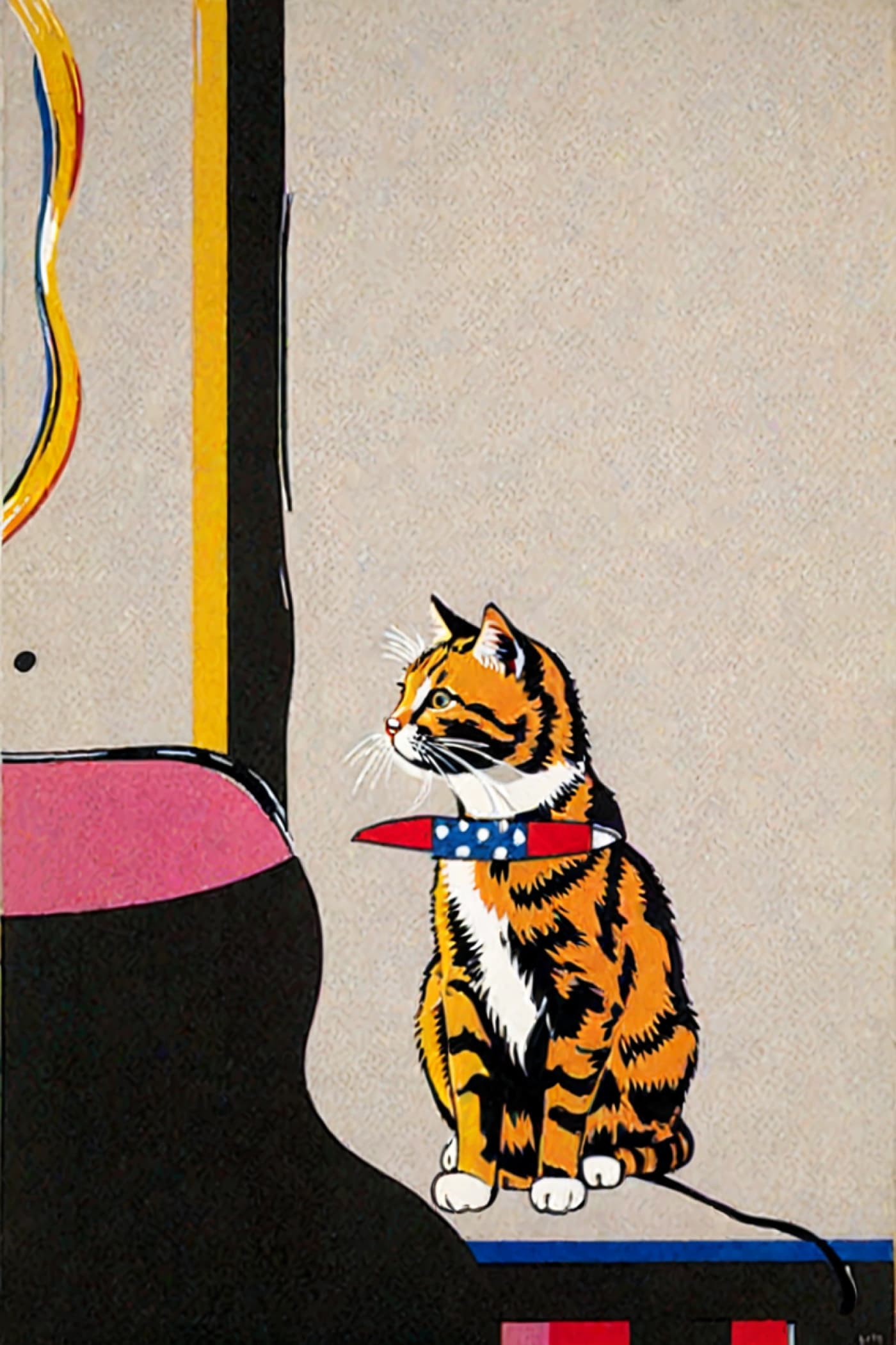 Pop Art Style Pet Portrait