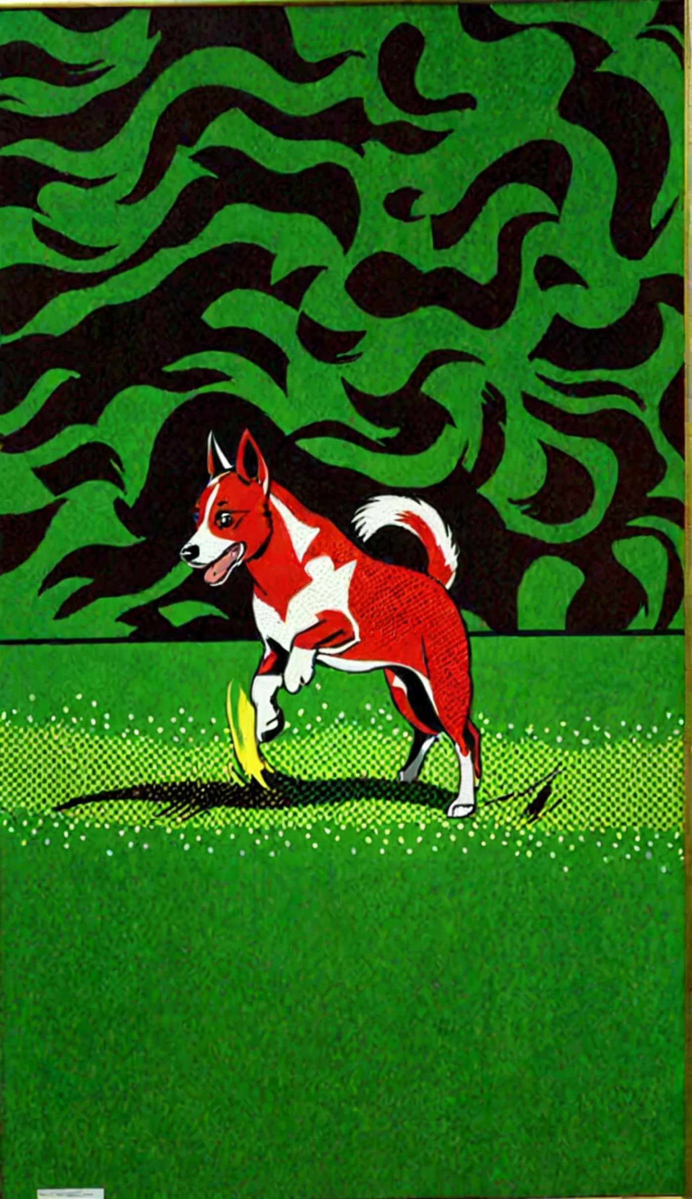 Pop Art Style Pet Portrait