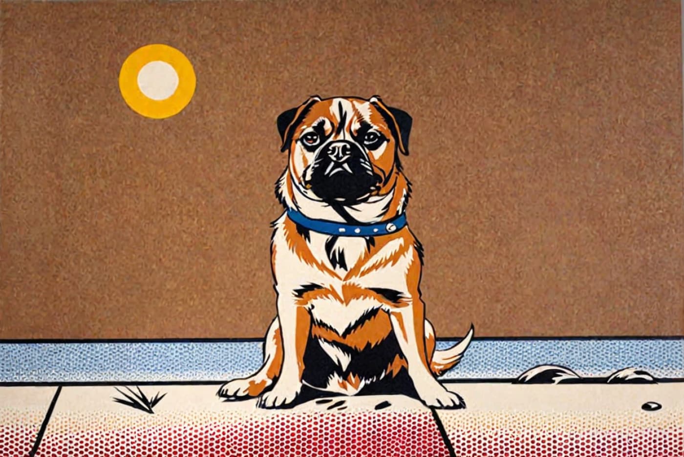 Pop Art Style Pet Portrait