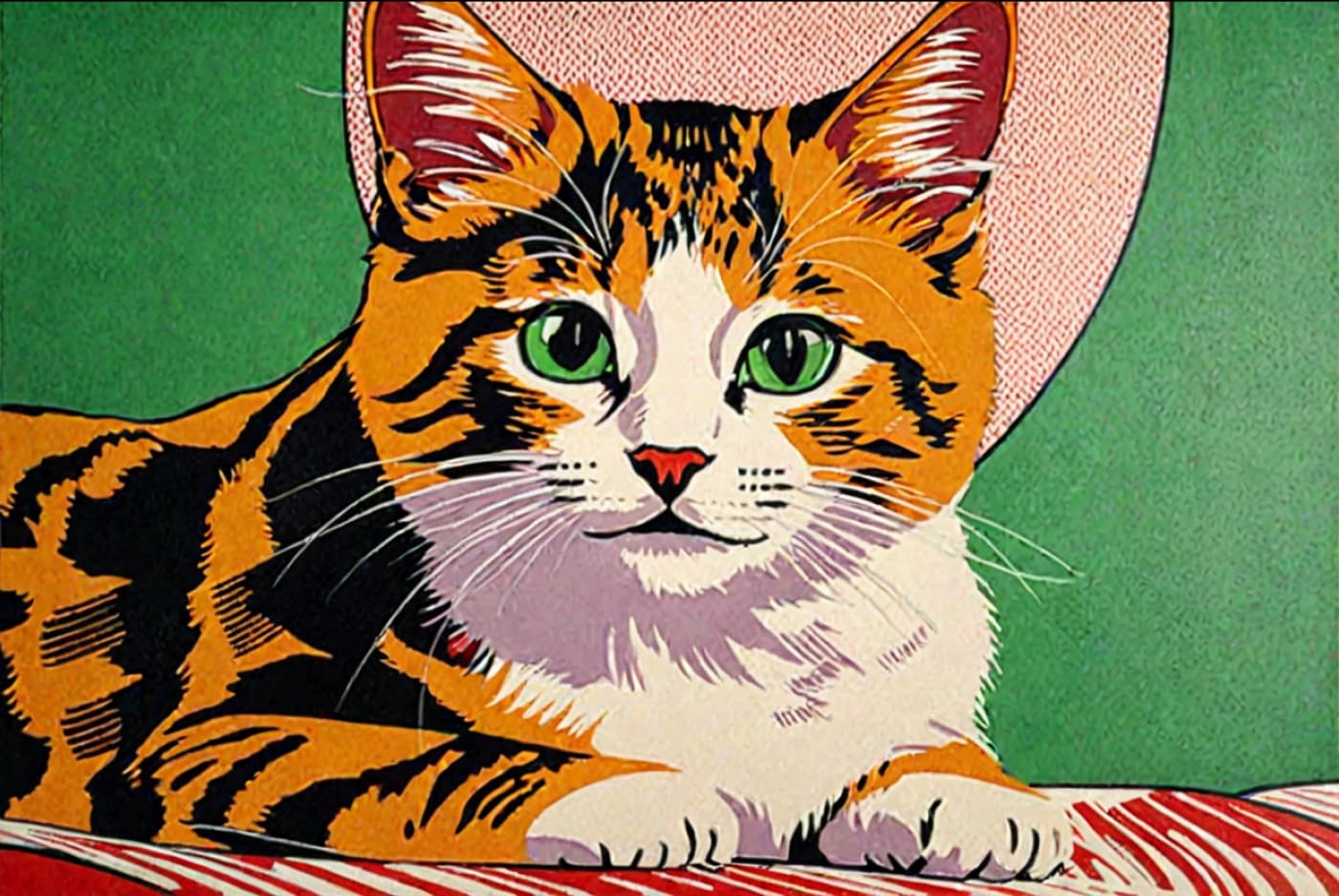Pop Art Style Pet Portrait