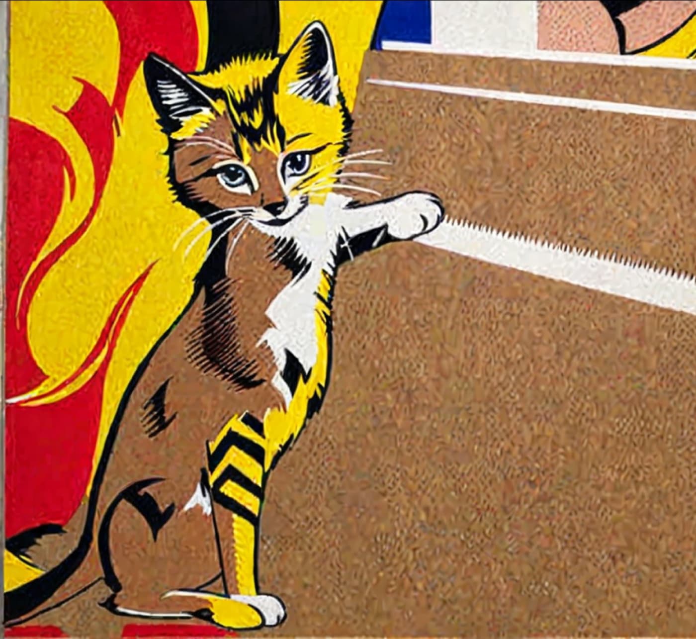 Pop Art Style Pet Portrait