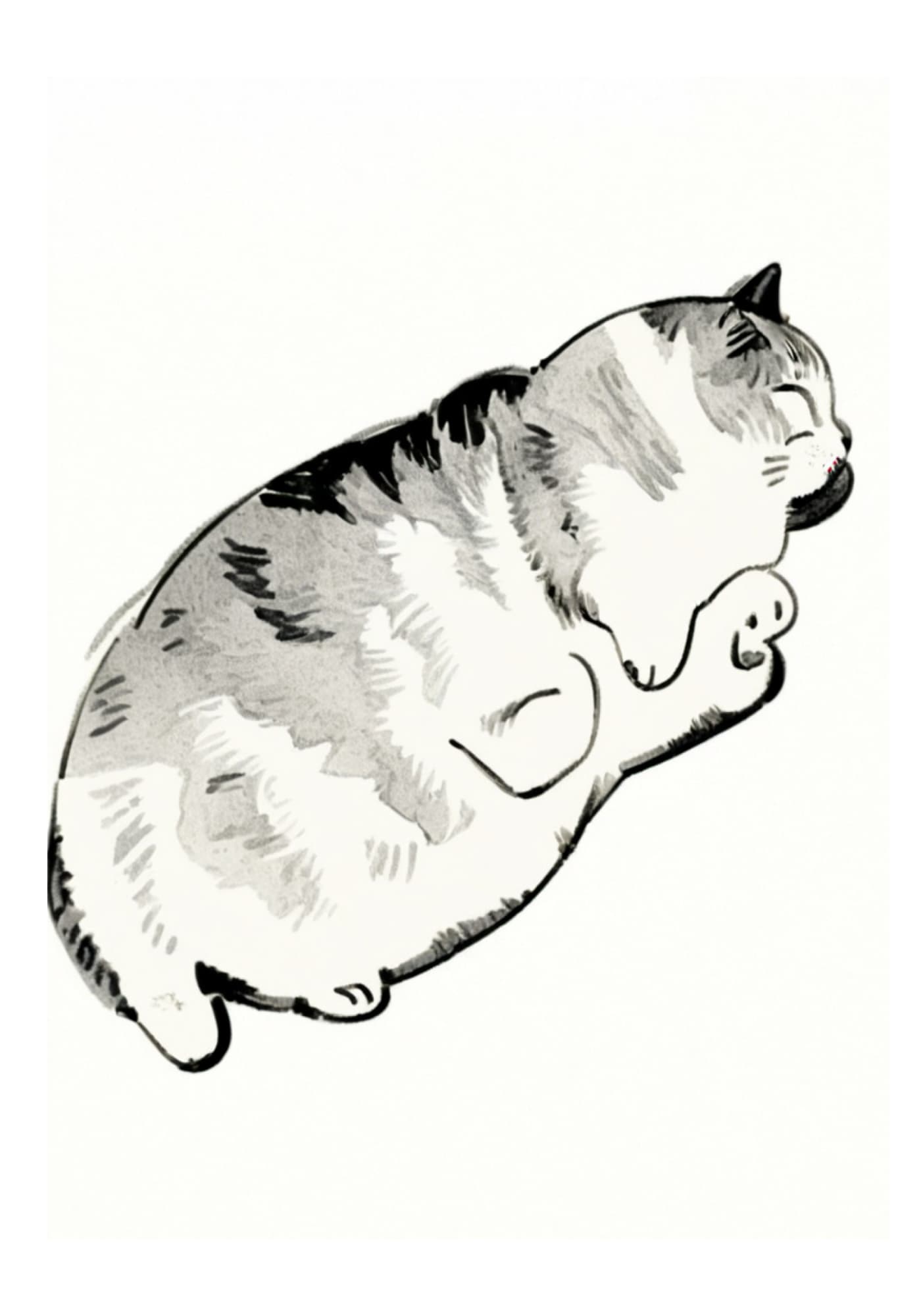 Simple Sketch Style Pet Portrait