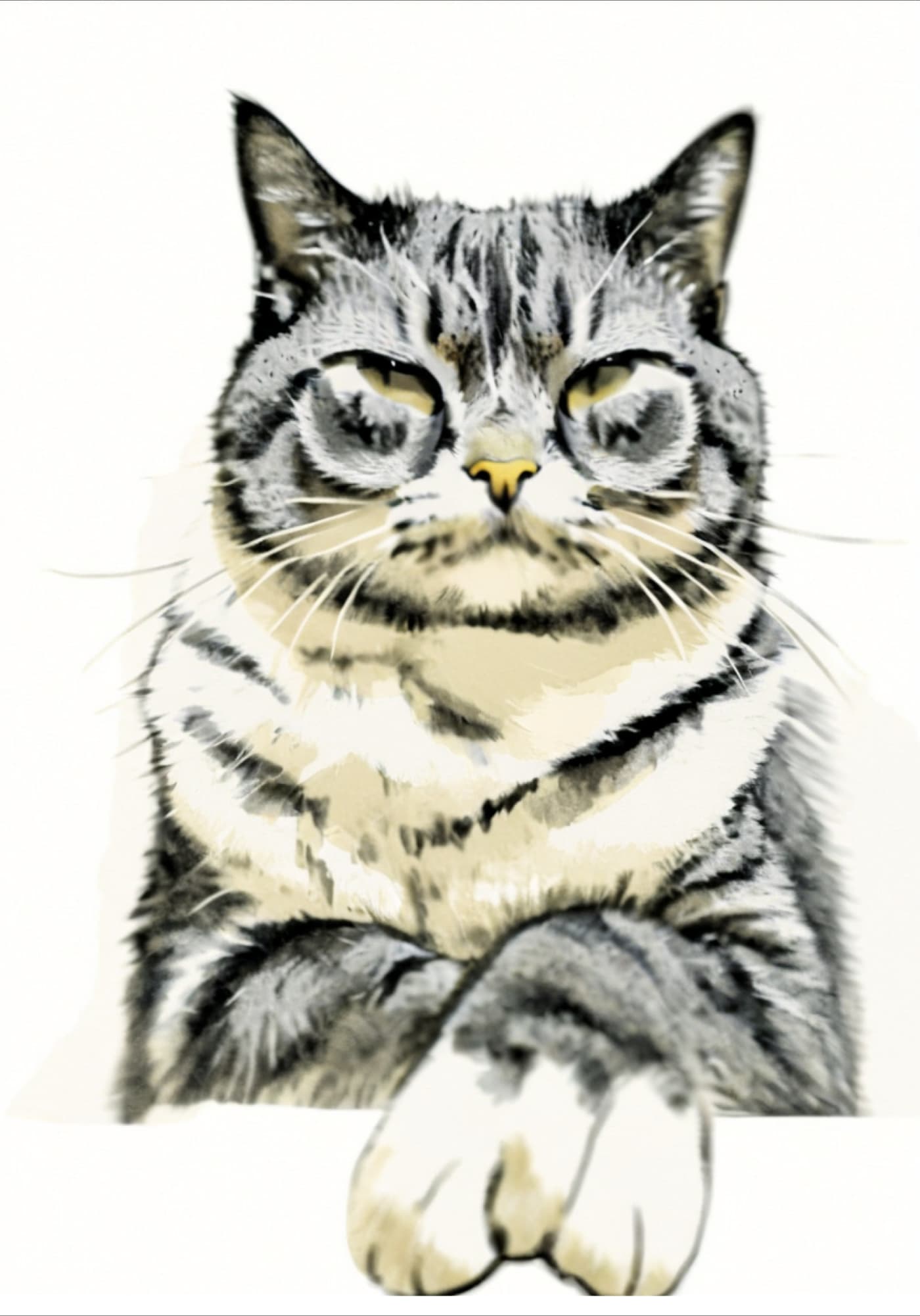 Simple Sketch Style Pet Portrait
