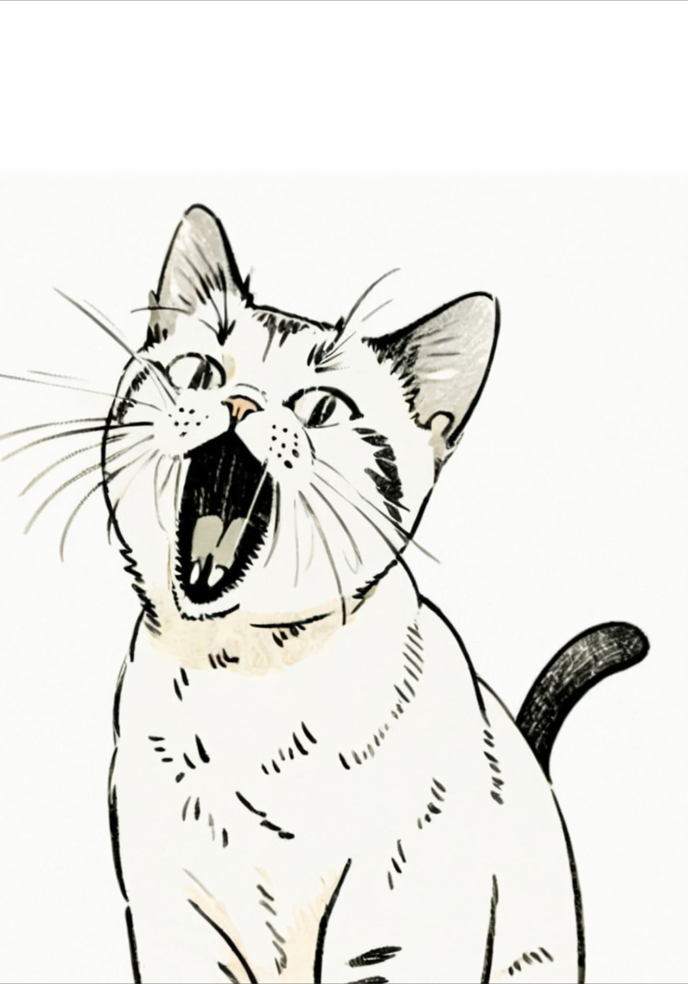 Simple Sketch Style Pet Portrait