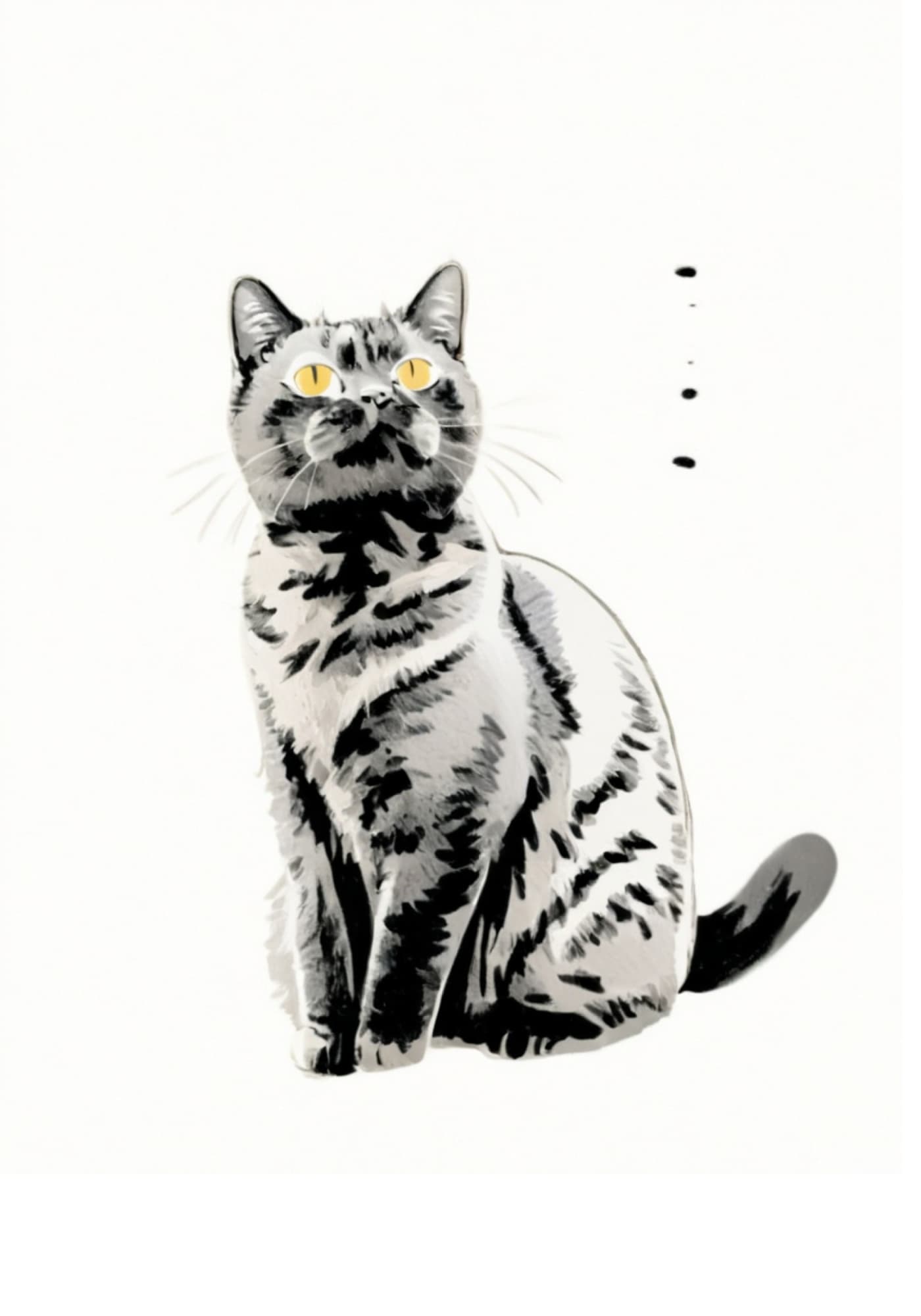 Simple Sketch Style Pet Portrait