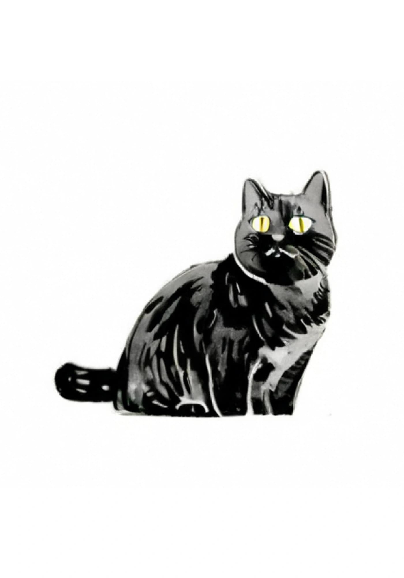 Simple Sketch Style Pet Portrait